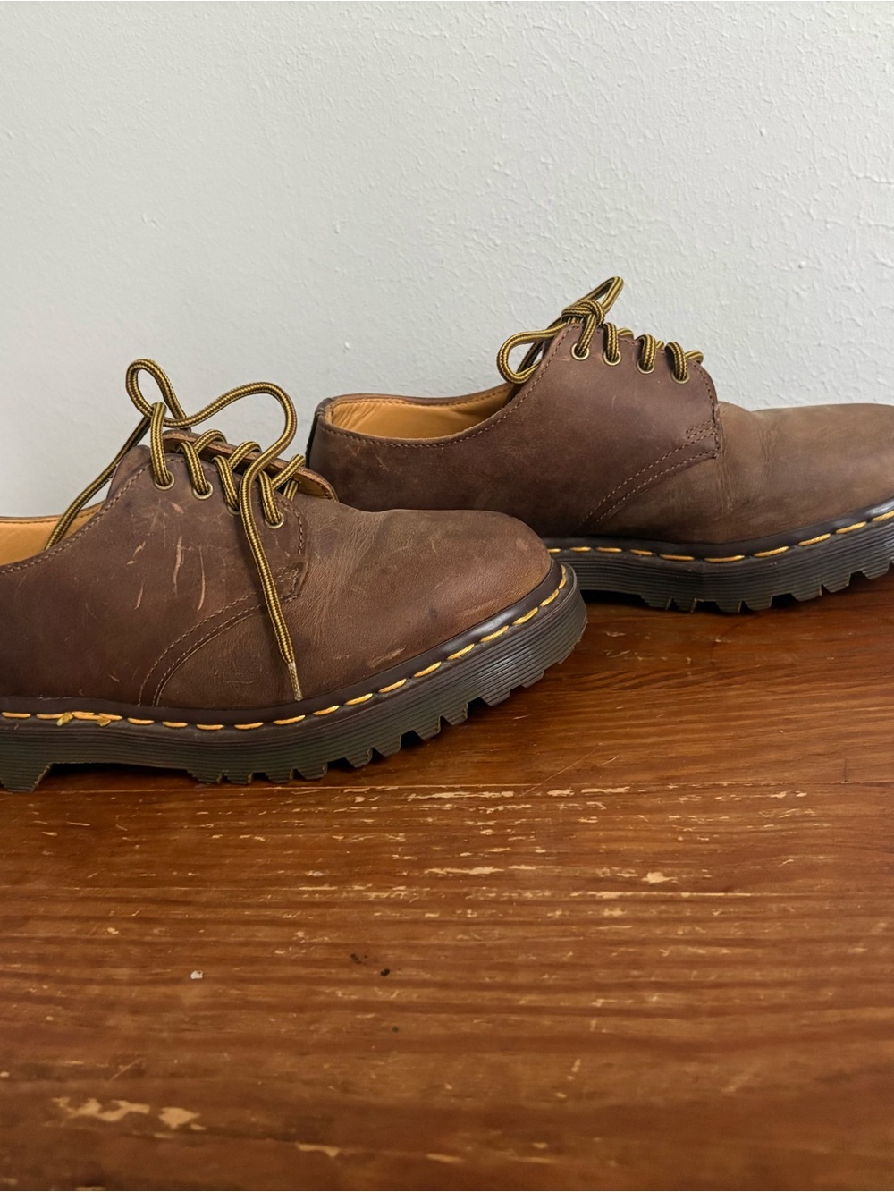 Dr. Martens Crazy Horse Leather Oxfords